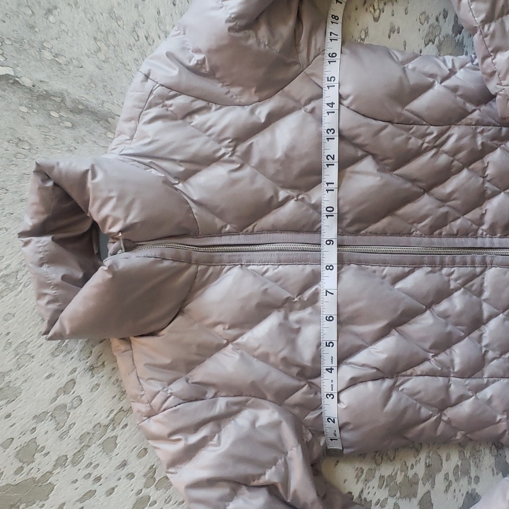 Athleta Responsible Down Jacket Pebble Gray Szxxs - image 7